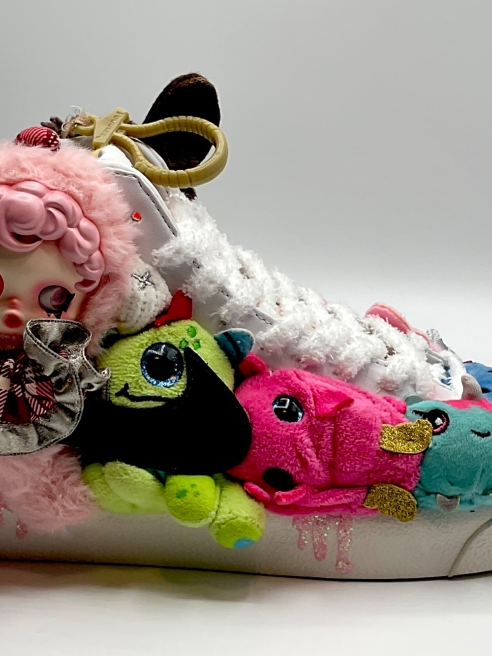 Skullpanda Labubu Nike Blazer Sneakers sz 10 - Picture 3 of 8